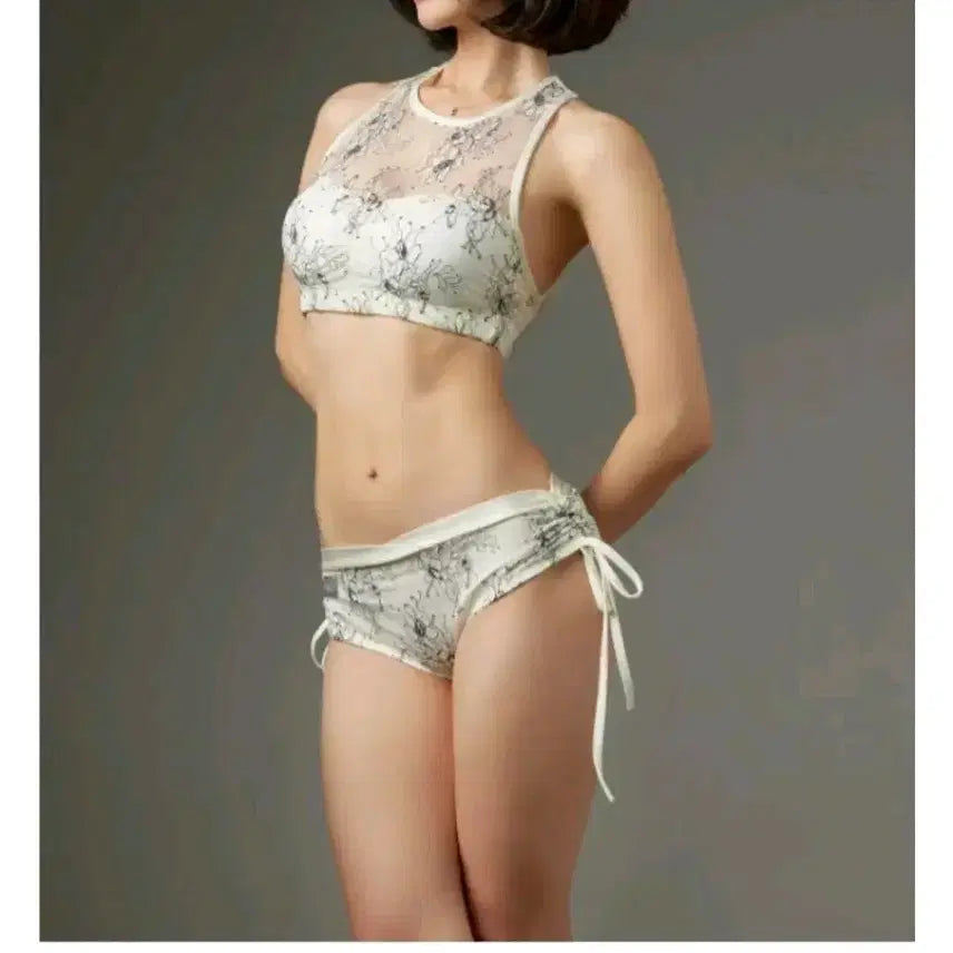 [BUNJANG] Sol Blanc Polewear (M) White Tattoo by Flower Design / 솔블랑 폴웨어(M)