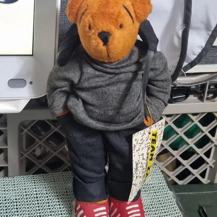 [BUNJANG] Team Zap Fashion Bear Plush / team zap 패션 곰인형