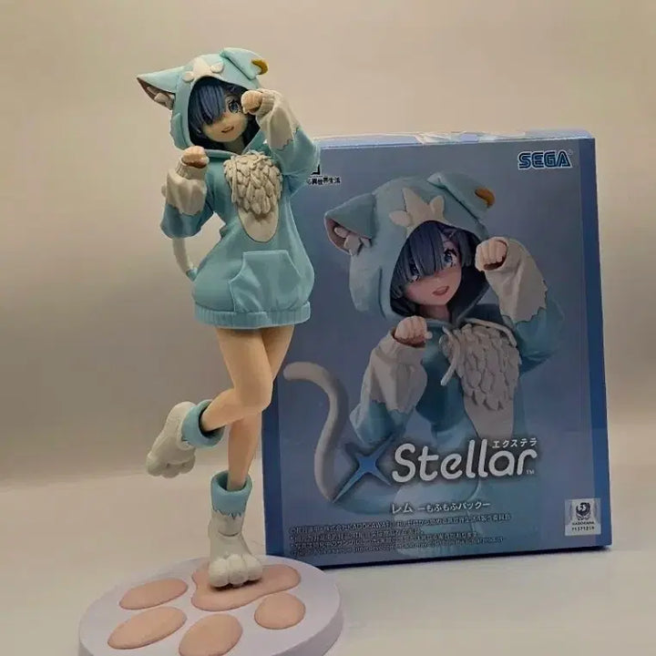 [BUNJANG] Re:ZERO -Starting Life in Another World- Rem Cat Themed Figure (Sealed) / [미개봉]&