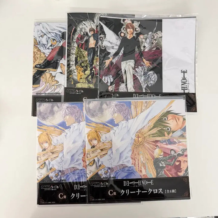 [BUNJANG] Death Note DMM Kuji Ichiban Kuji C Prize Cleaner Set (5 Types, Bundle) / 데스노트 DMM 쿠지 제일복권 C상 클리너 5종 일괄