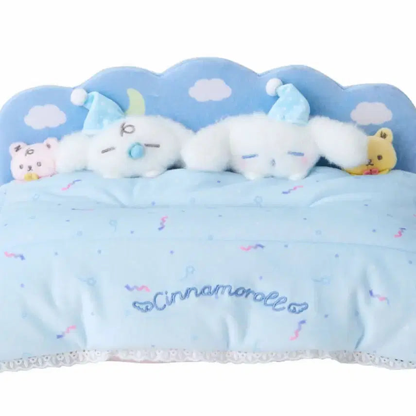 [BUNJANG] Sanrio Cinnamoroll Nemunemu Series Tissue Case Cover / 시나모롤 네무네무 시리즈 티슈 케이스 커버 산리오