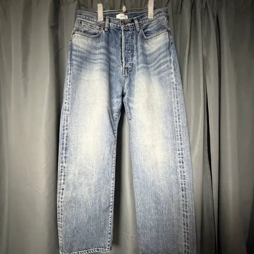 [BUNJANG] Our selves 26s/s Vintage Regular Denim Pants Washed Blue / 26s/s 아워셀브스 빈티지 레귤러 데님 팬츠 워시드블루