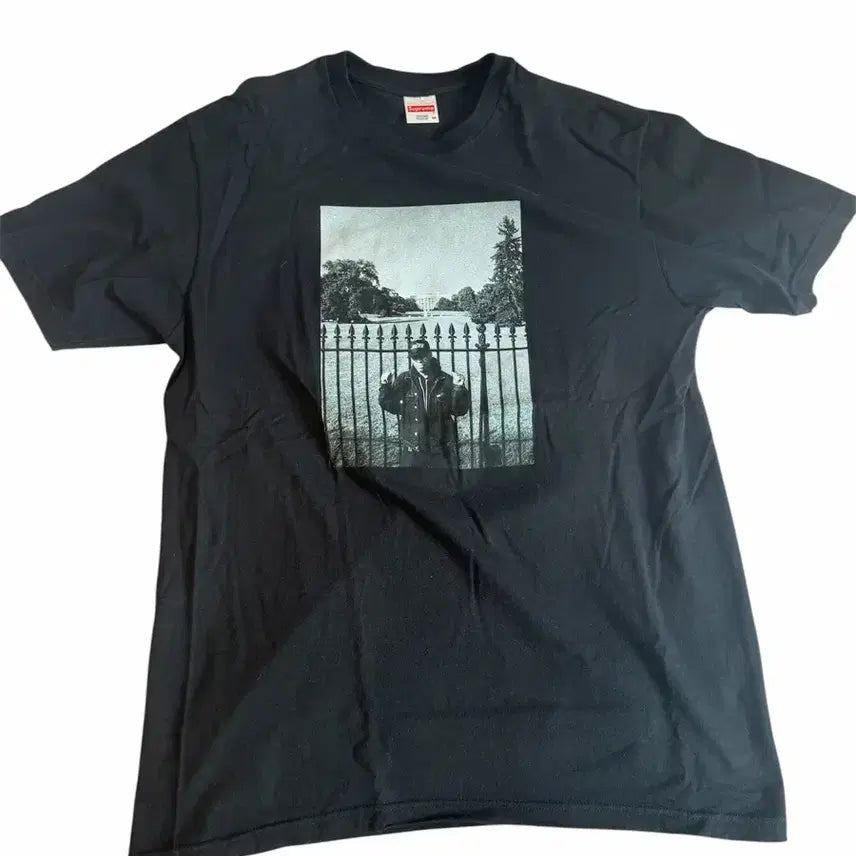 [BUNJANG] Supreme x Undercover x Public Enemy White House T-Shirt / [M] 슈프림 x 언더커버 퍼블릭 에너미 화이트 하우스 티셔츠
