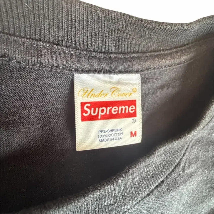 [BUNJANG] Supreme x Undercover x Public Enemy White House T-Shirt / [M] 슈프림 x 언더커버 퍼블릭 에너미 화이트 하우스 티셔츠