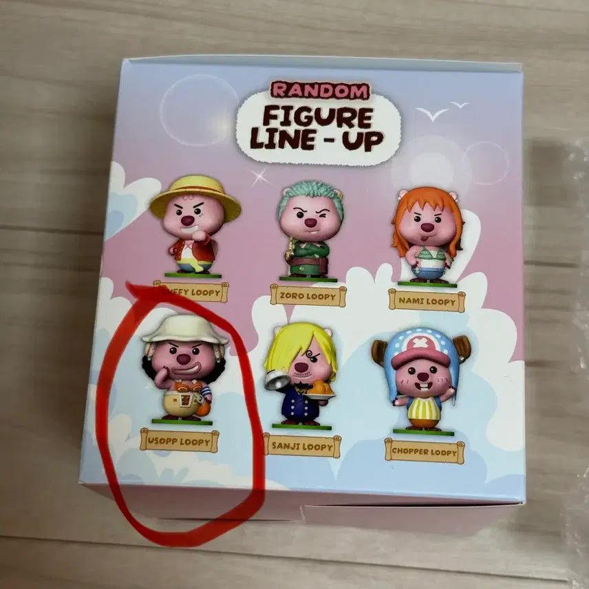 [BUNJANG] One Piece Jjandari Luffy Collaboration Figure Usopp / 원피스 잔망루피 랜덤 피규어 우솝