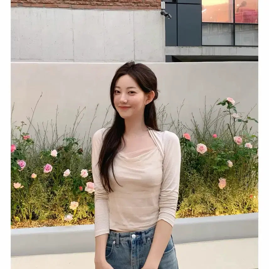 [BUNJANG] Jennie Oh Anne Bolero Long Sleeve / 제니오 안느 볼레로 롱슬리브
