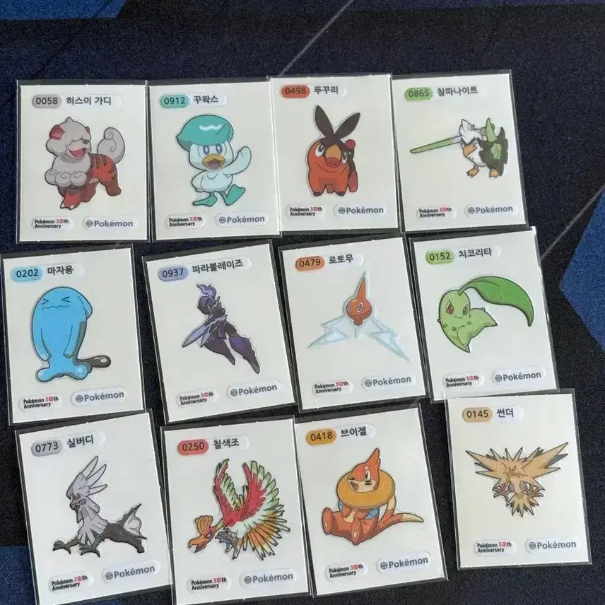 [BUNJANG] Pokemon Stickers Bundle Set / 포켓몬 띠부씰 판매 및 교환