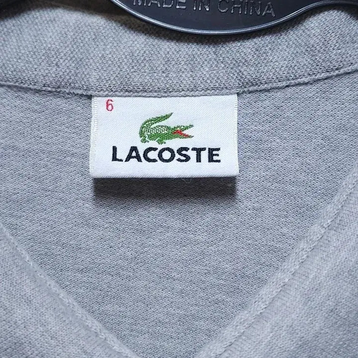 [BUNJANG] Lacoste Melange Grey Polo Shirt (105-110) / 라코스테 카라티 멜란지 그레이 105~110