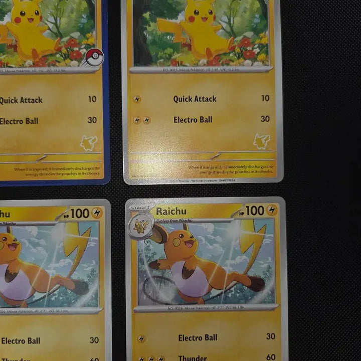 [BUNJANG] Pokemon Cards North American Edition My First Battle Pikachu, Raichu / 포켓몬카드 북미판 마이 퍼스트 배틀 피카츄, 라이츄