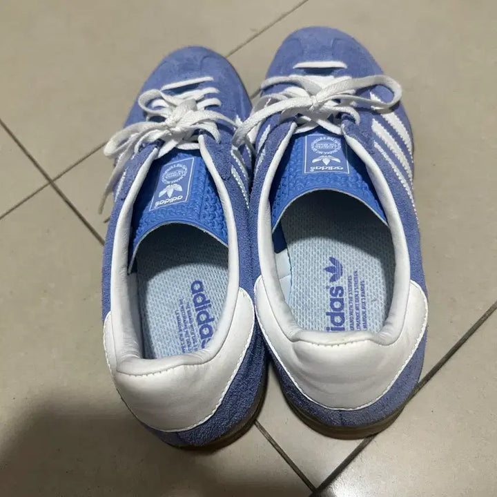 [BUNJANG] Adidas Gazelle Indoor Blue Cloud White 285 / 아디다스 가젤 인도어 블루 클라우드 화이트 285