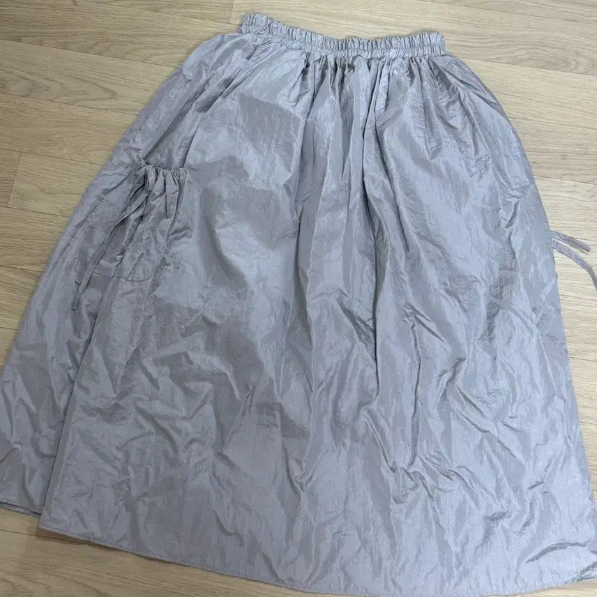 [BUNJANG] Silver Banding Long Skirt / 실버 밴딩 롱 스커트