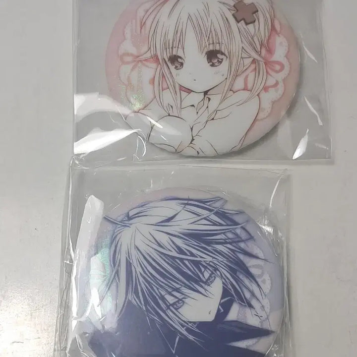 [BUNJANG] Shugo Chara! Amu Hinamori &amp; Tadase Hotori Can Badge Bundle Set / (일괄)캐릭캐릭체인지 아무 토마 캔뱃지