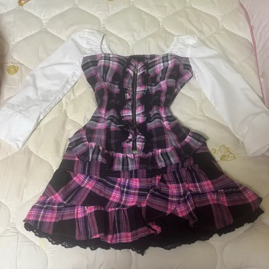 [BUNJANG] ma*rs Setup Top and Skirt / 마즈 ma*rs 셋업