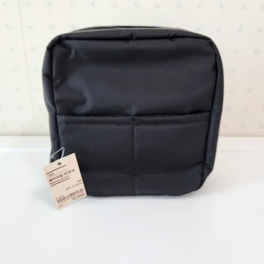 [BUNJANG] Muji Nylon Makeup Pouch Cosmetic Bag Black / [무인양품] 정품 무지 메이크업 파우치 화장품 나일론 블랙
