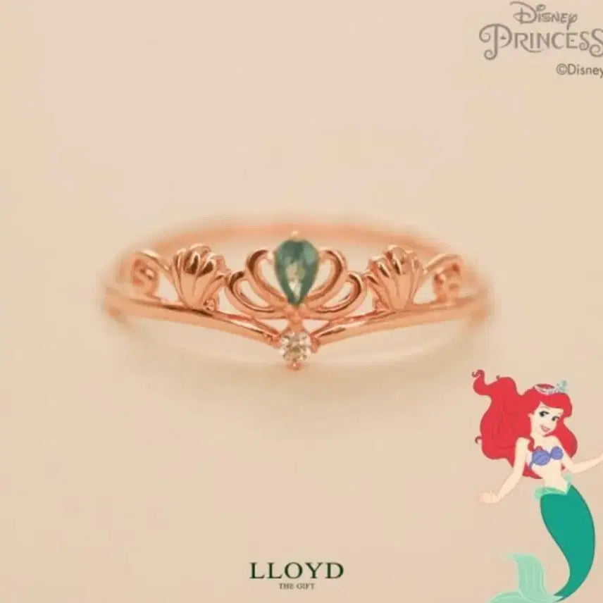 [BUNJANG] Lloyd Disney The Little Mermaid 10k Gold Ring Set / Disney 디즈니 인어공주 10k 골드 반지  (로이드)