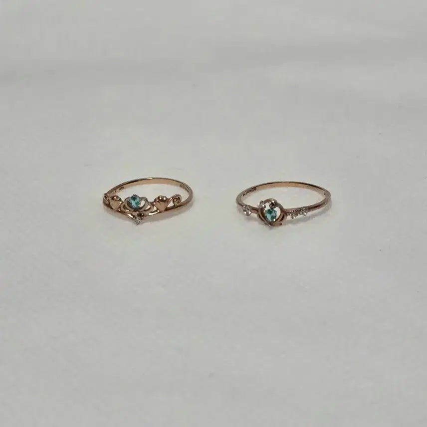 [BUNJANG] Lloyd Disney The Little Mermaid 10k Gold Ring Set / Disney 디즈니 인어공주 10k 골드 반지  (로이드)