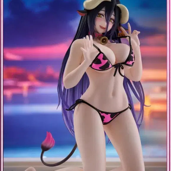 [BUNJANG] Taito Desktop Cute Overlord Albedo Cow Bikini Swimsuit Figure (Sealed) / 미개봉)데스크탑큐트 오버로드 알베도 젖소비키니 수영복 피규어