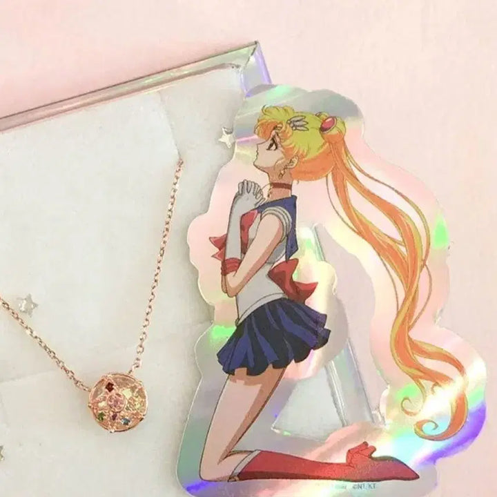[BUNJANG] Lloyd Sailor Moon 10k Rose Gold Necklace / 세일러문 10k 목걸이  (로이드)