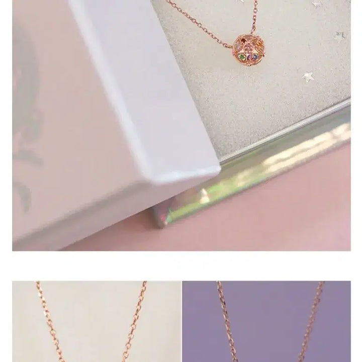 [BUNJANG] Lloyd Sailor Moon 10k Rose Gold Necklace / 세일러문 10k 목걸이  (로이드)