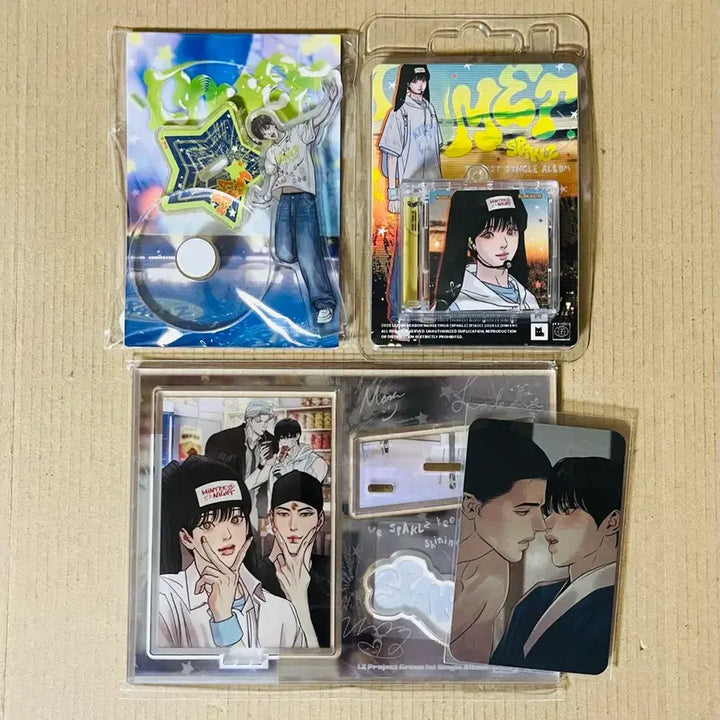 [BUNJANG] Taiwan Sparkles Yao Hwa Cheop Lucky Draw Photocard / 대만 스파클즈 야화첩 굿즈 + 특전 포토카드