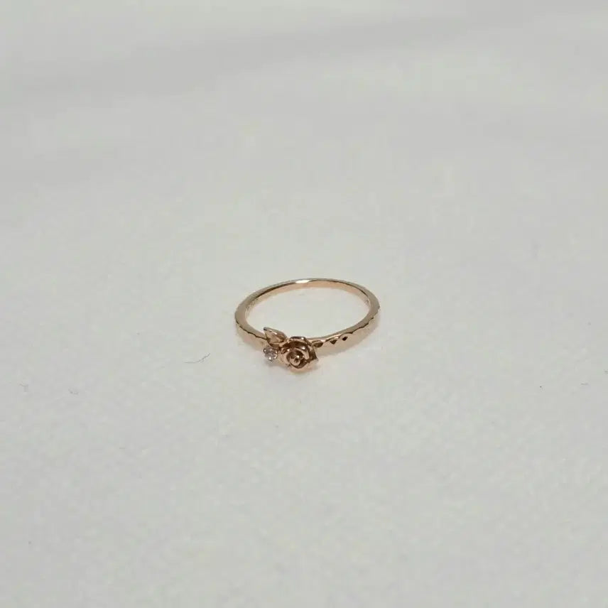 [BUNJANG] Lloyd Disney Beauty and the Beast Rose Ring 14k Gold / 로이드 디즈니 미녀와야수 장미 반지 로즈 14k 골드
