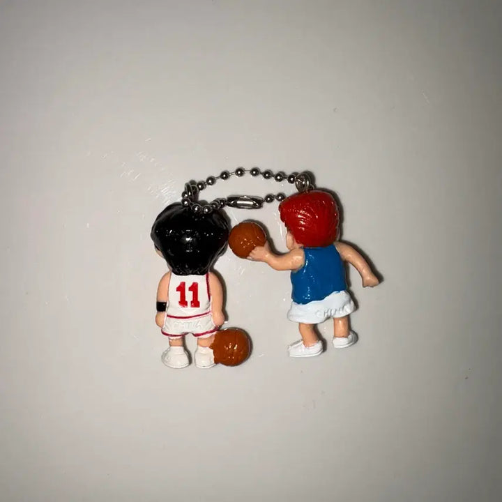 [BUNJANG] Slam Dunk Rukawa Kaede &amp; Sakuragi Hanamichi Figure Keychain Set / 슬램덩크 서태웅 강백호 루카와 카에데 사쿠라기 하나미치 피규어 키링