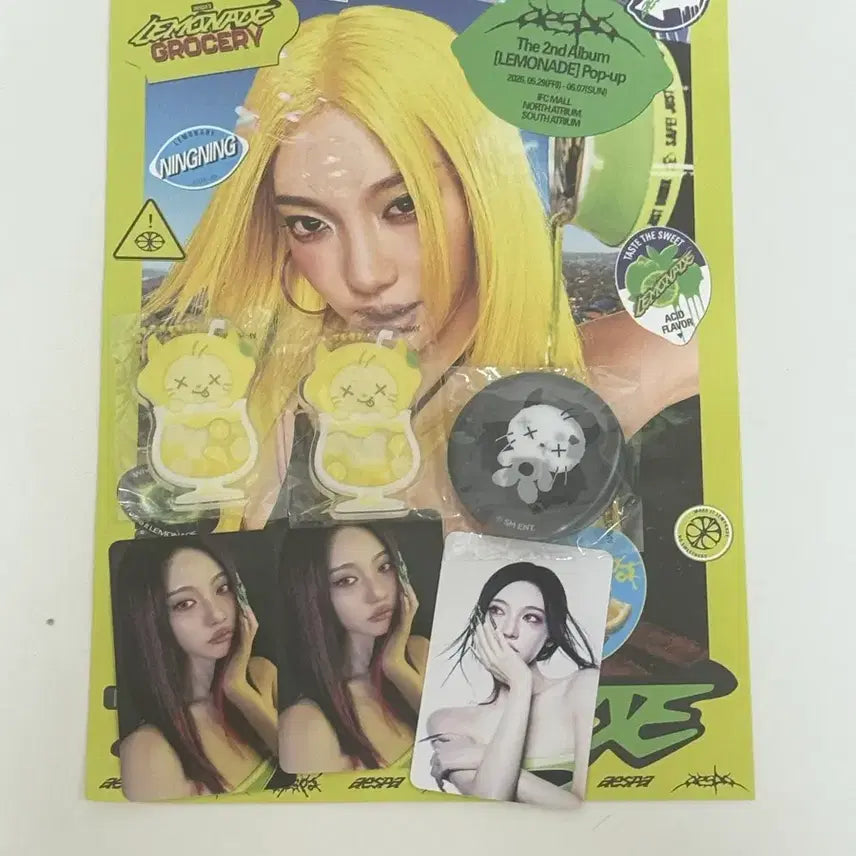 [BUNJANG] Aespa Ningning Photocard Keyring Set / 에스파 닝닝 키링 포카 세트