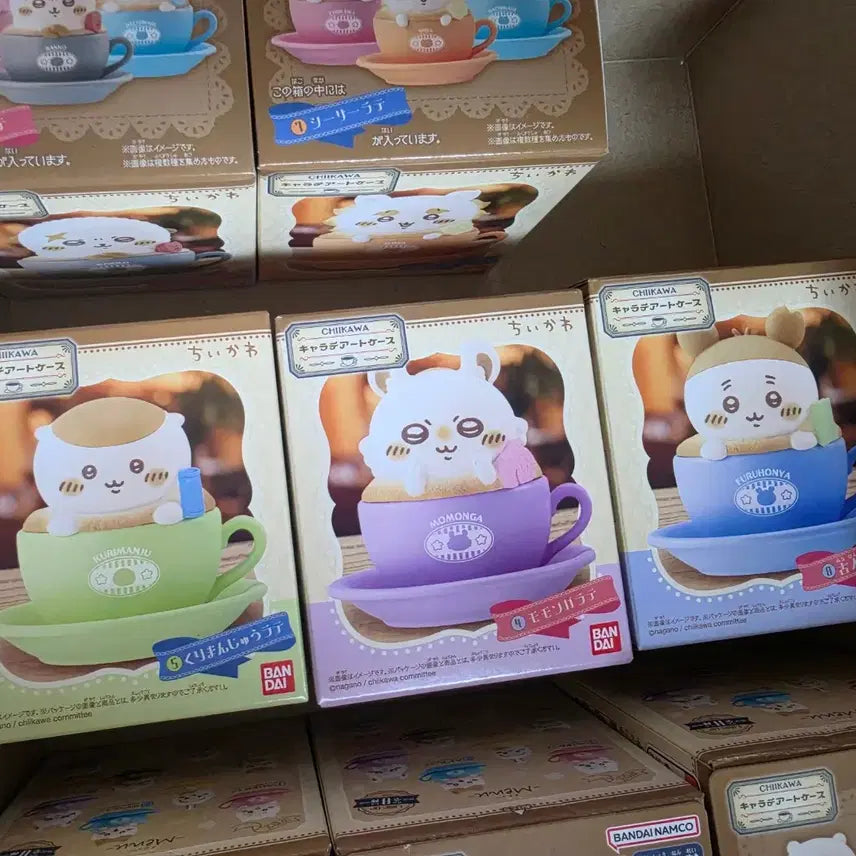 [BUNJANG] Chiikawa Latte Art Figure Full Set / 치이카와 먼작귀 라떼아트 피규어 풀셋