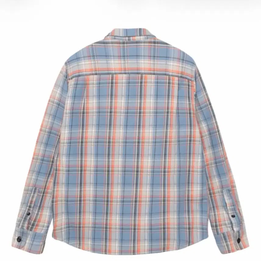 [BUNJANG] Stussy Dan Washed Cotton Plaid Shirt Blue XL / 스투시 단 워시드 코튼 플레이드 셔츠 블루 XL