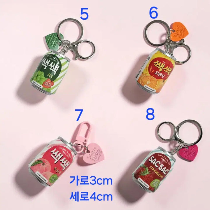 [BUNJANG] K-Food Miniature Keychain Set / 5+1미니어처키링