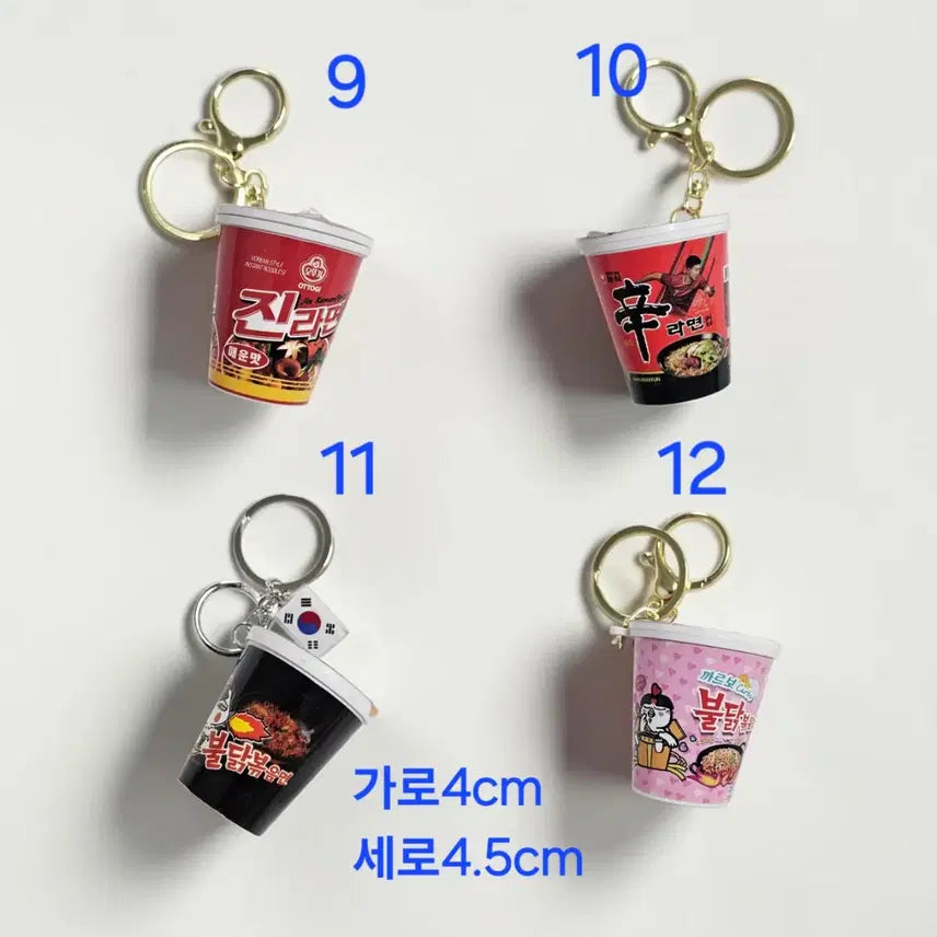 [BUNJANG] K-Food Miniature Keychain Set / 5+1미니어처키링
