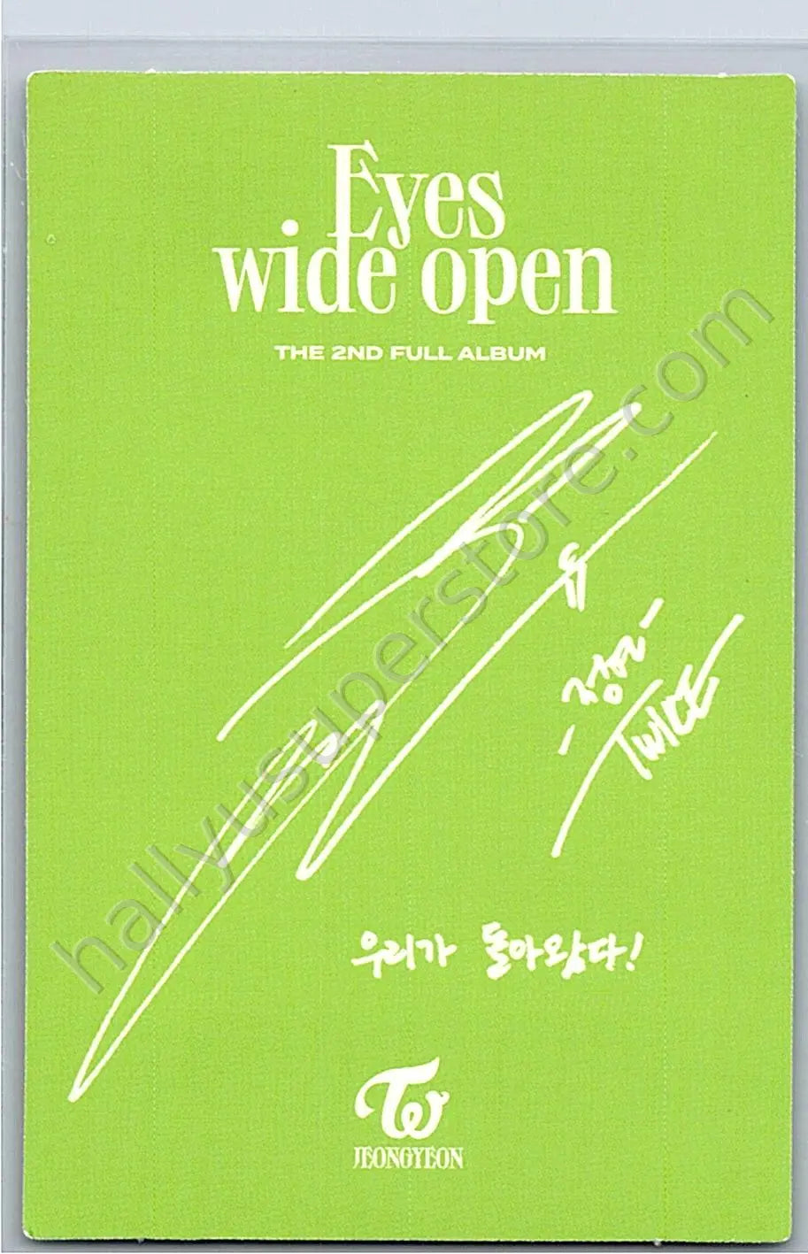 TWICE - Jeongyeon - Eyes Wide Open album photocard