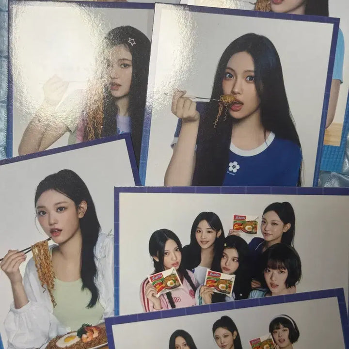 [BUNJANG] NewJeans Indomie Collaboration Photocard Set / 뉴진스 Indomie 콜라보 포토카드 세트 미고랭 팝업