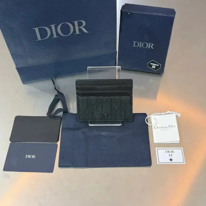 [BUNJANG] Dior Oblique Jacquard Card Holder / [더핸드,풀구성] 디올 오블리크 자카드 카드지갑