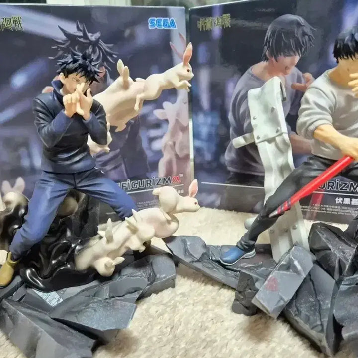 [BUNJANG] Megumi &amp; Toji Bundle Set Figure / 피규어리즘 메구미, 토우지 일괄 피규어