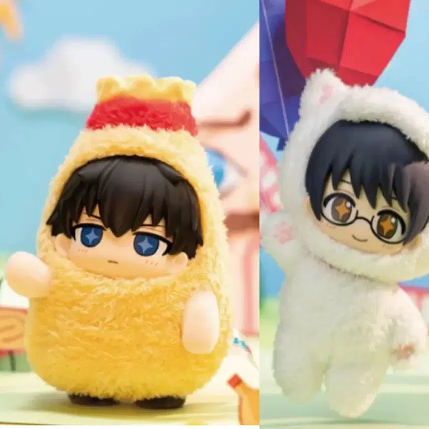 [BUNJANG] Gintama Soft Plush Toy Hijikata &amp; Shinpachi Bundle (Sealed) / [현물/미개봉] 은혼 소프누이 히지카타, 신파치 일괄 판매