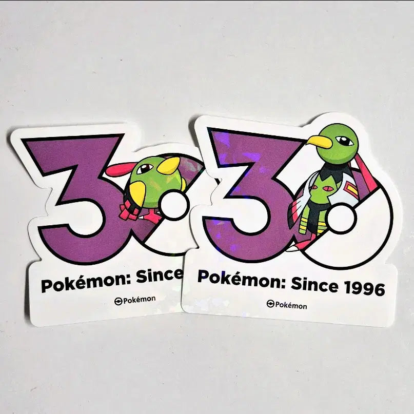 [BUNJANG] Pokemon 30th Anniversary Logo Sticker Natiio / [판매/교환] 포켓몬 30주년 로고 스티커 네이티 네이티오