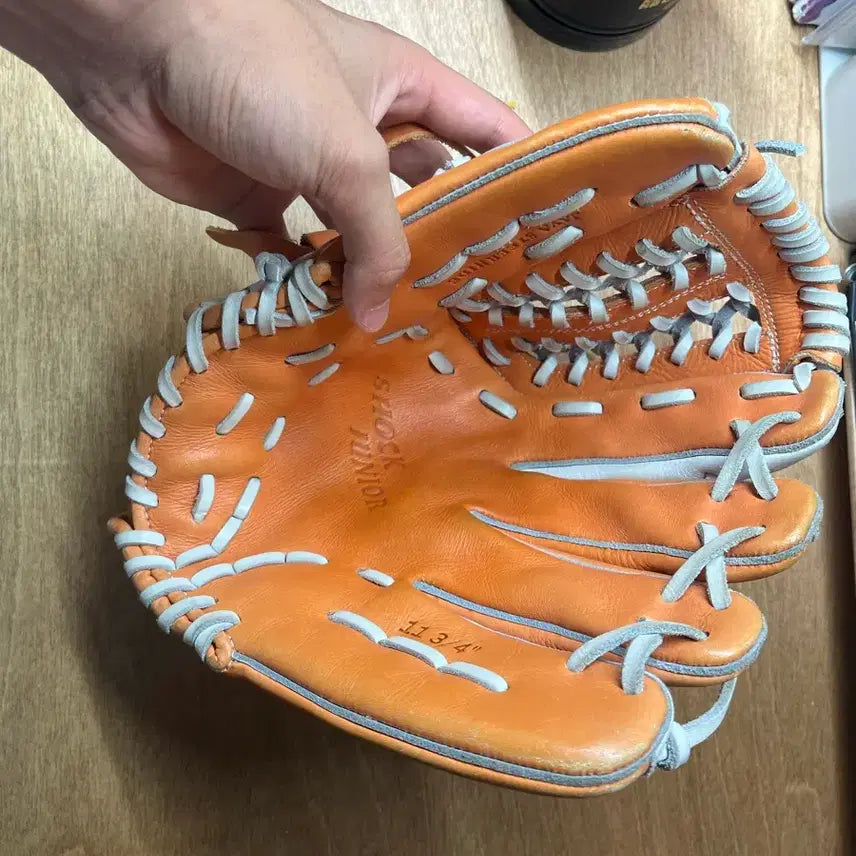 [BUNJANG] David Baseball Glove SJ 03 (Orange/White) / 다비드 야구글러브 SJ 03(OR/WT)19