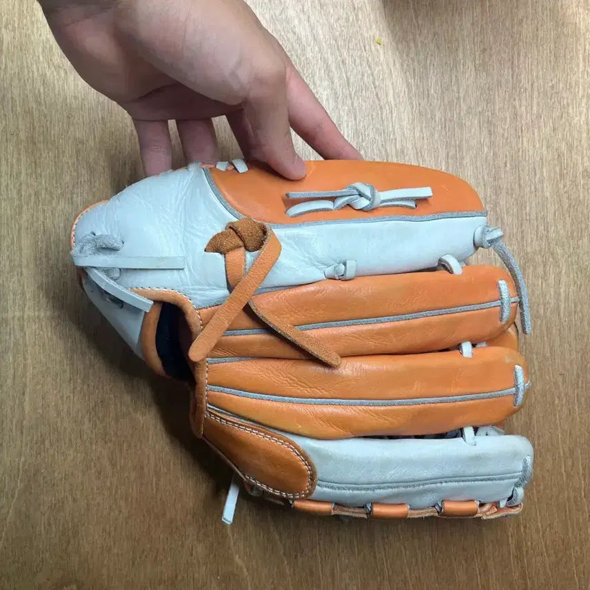 [BUNJANG] David Baseball Glove SJ 03 (Orange/White) / 다비드 야구글러브 SJ 03(OR/WT)19