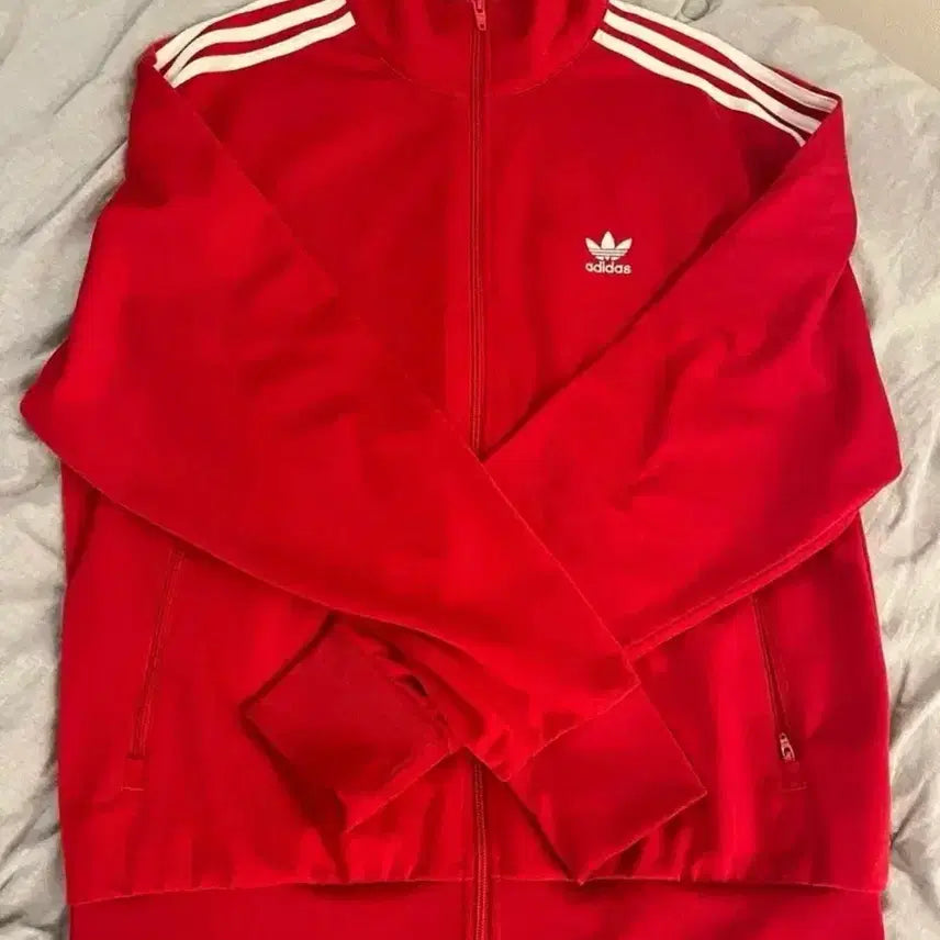 [BUNJANG] Adidas Firebird Red Track Jacket / 아디다스 파이어버드 레드컬러