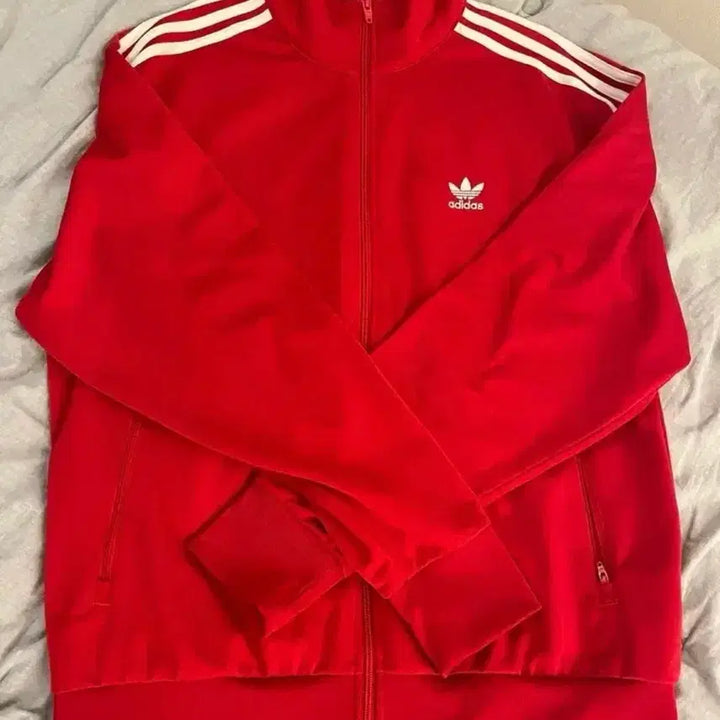 [BUNJANG] Adidas Firebird Red Track Jacket / 아디다스 파이어버드 레드컬러