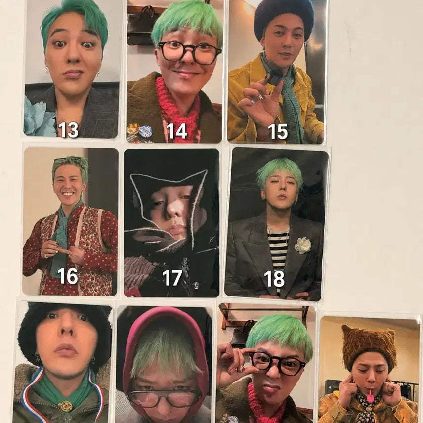 [BUNJANG] G-Dragon Photocard Bundle Set / 지디 포토카드 일괄 급처합니다