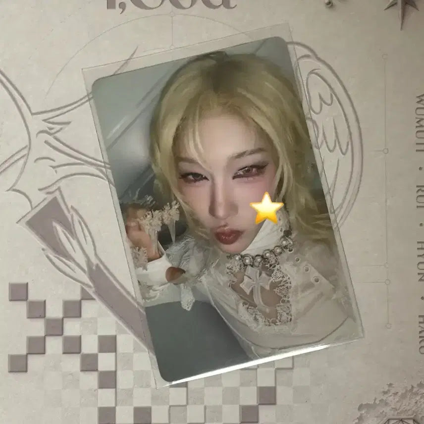 [BUNJANG] XLOV Rui Glitter Collect Case Photocard / XLOV 엑스러브 RUI 루이 글리터 콜렉트 케이스 포카 포토카드