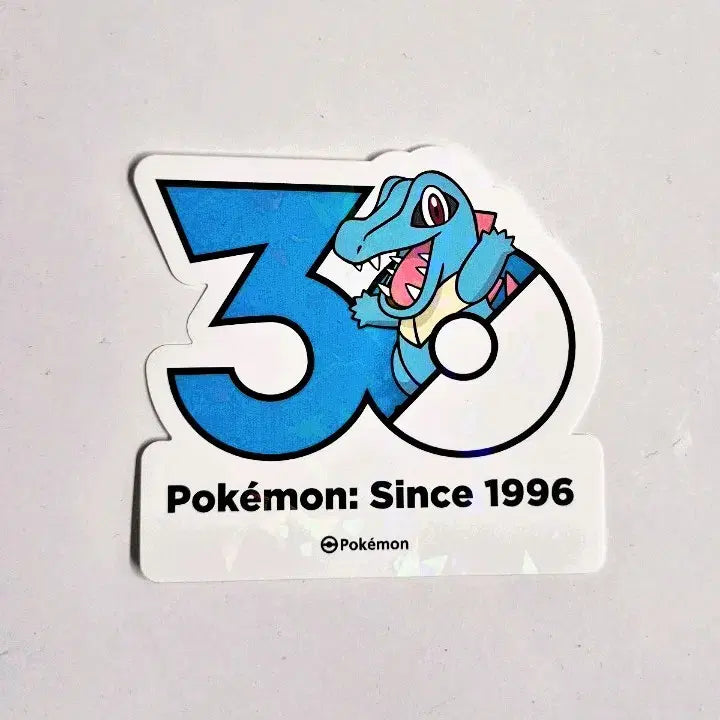 [BUNJANG] Pokemon 30th Anniversary Logo Sticker Ryukyu / [판매/교환] 포켓몬 30주년 로고 스티커 리아코