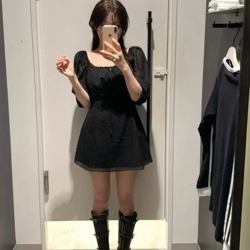[BUNJANG] Berni Market Daisy Dress Black Size S / 베르니마켓 데이지 원피스 S