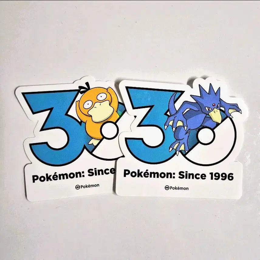 [BUNJANG] Pokemon 30th Anniversary Logo Sticker Golduck / [판매/교환] 포켓몬 30주년 로고 스티커 고라파덕 골덕