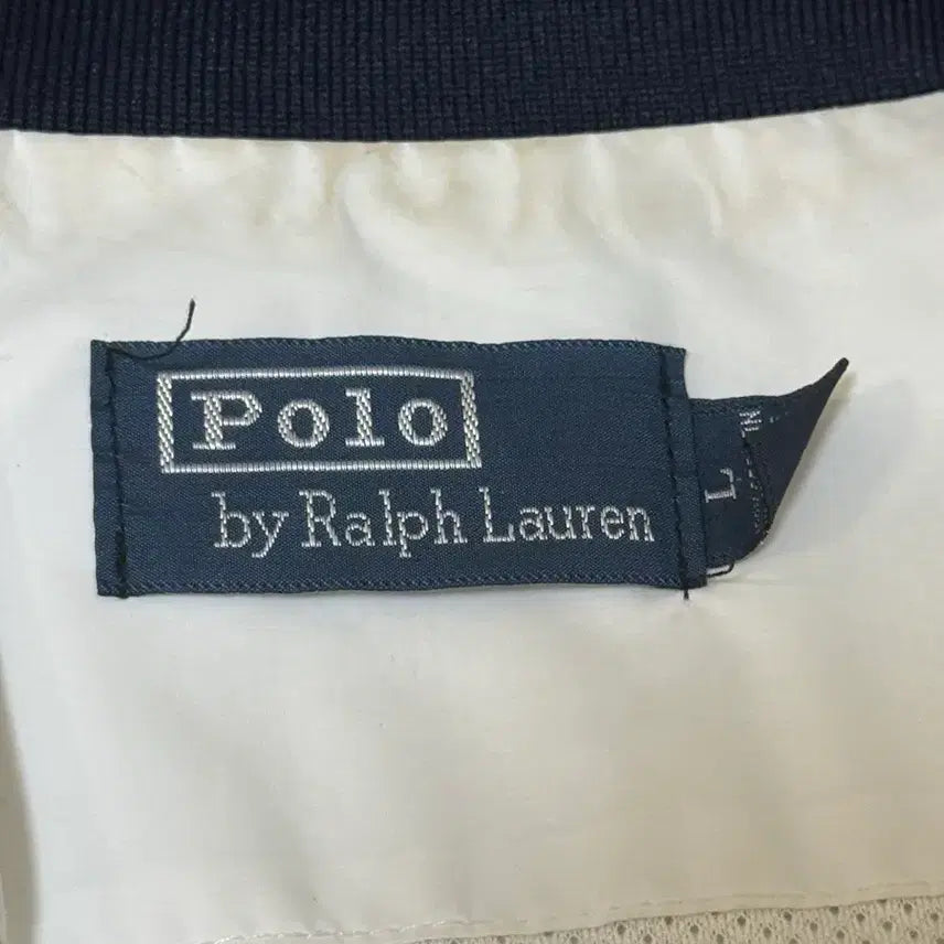 [BUNJANG] Polo Ralph Lauren White Windbreaker Zip-Up / 폴로 랄프로렌 화이트 바람막이 집업