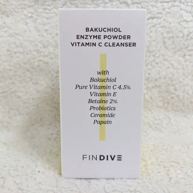 [BUNJANG] Fine:Dive Bakuchiol Enzyme Powder Vitamin C Cleanser 40g / 파인다이브 바쿠치올 엔자임 파우더 비타민C 클렌저 40g
