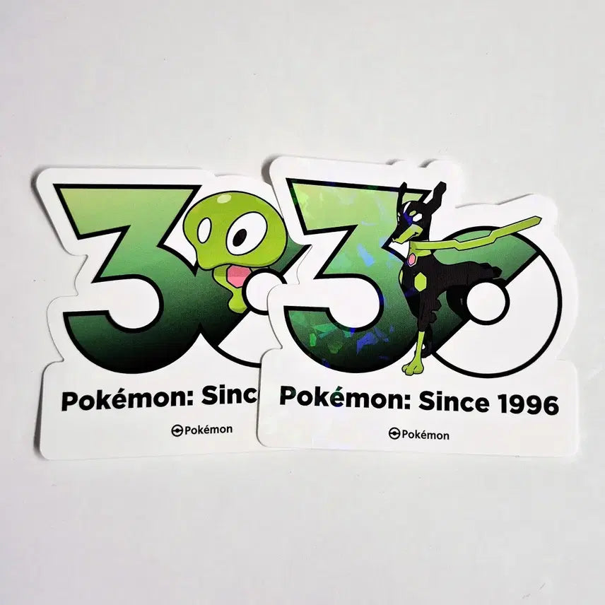 [BUNJANG] Pokemon 30th Anniversary Logo Sticker - Zygarde / [판매/교환] 포켓몬 30주년 로고 스티커 지가르데