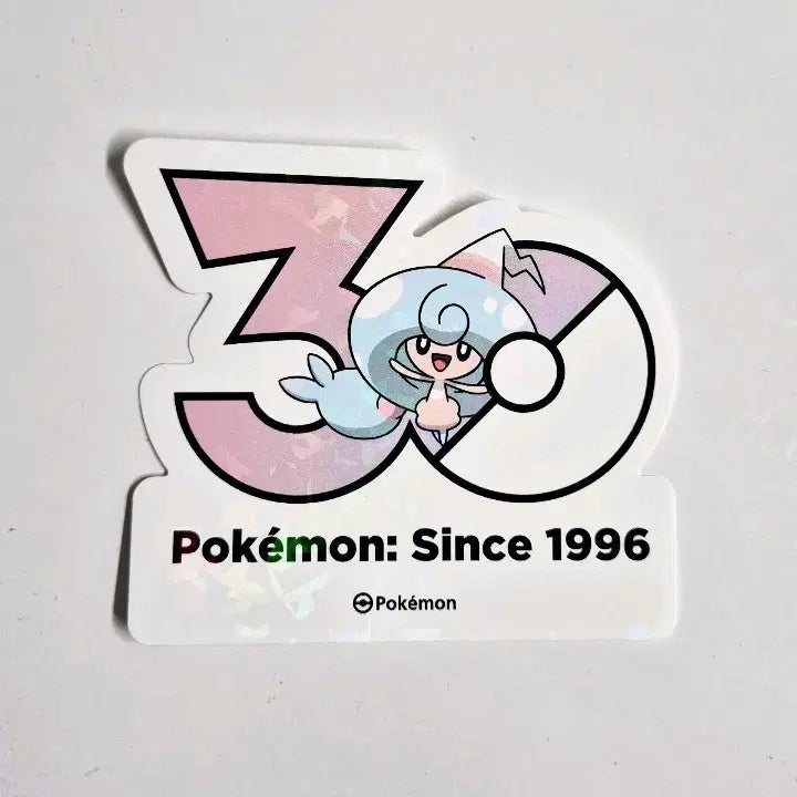 [BUNJANG] Pokemon 30th Anniversary Logo Sticker Set / [판매/교환] 포켓몬 30주년 로고 스티커 손지브림